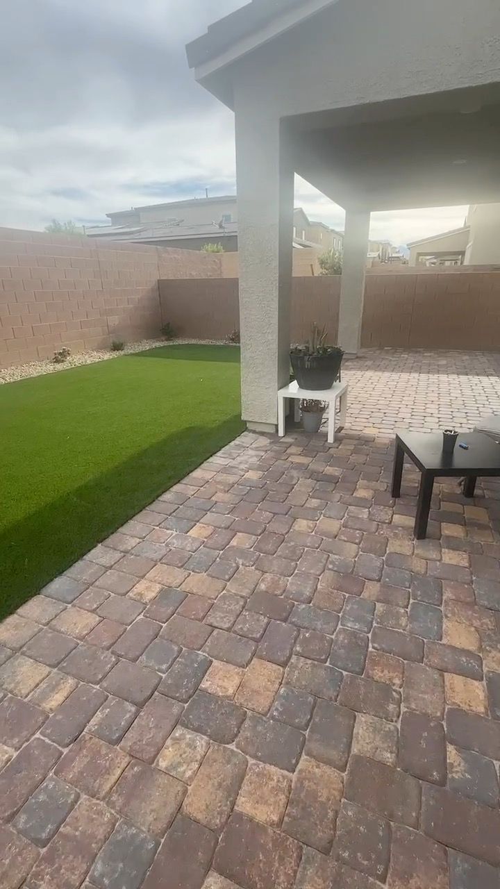 Paver Patios project completed in Las Vegas, NV